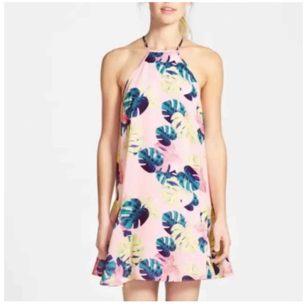 Revolve Whitney Eve Pink Bungalow Mini Dress
